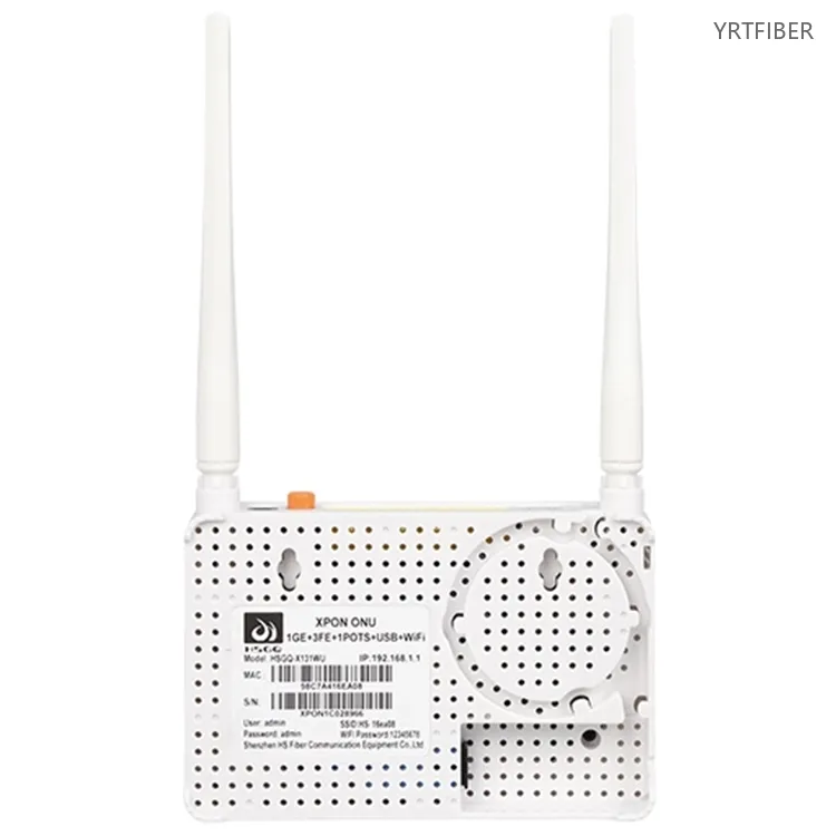 1GE + 3FE + 1POTS + 1USB + 2.4G WiFi 300M XPON ONU – GPON & EPON Adaptive ONU for FTTH