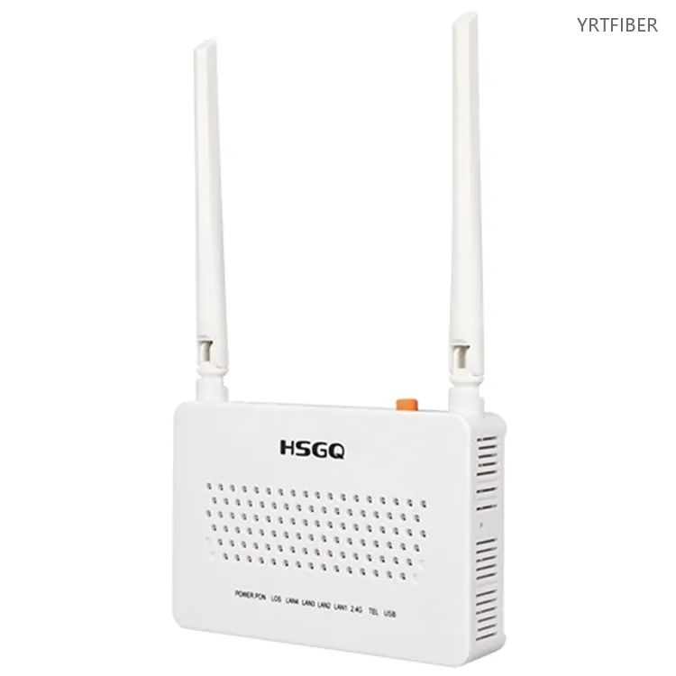 1GE + 3FE + 1POTS + 1USB + 2.4G WiFi 300M XPON ONU – GPON & EPON Adaptive ONU for FTTH