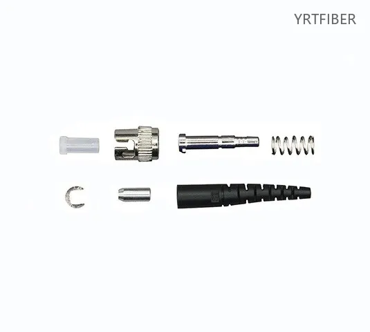 Conector ST de plástico com polonês APC / UPC para aplicações de rede de fibra