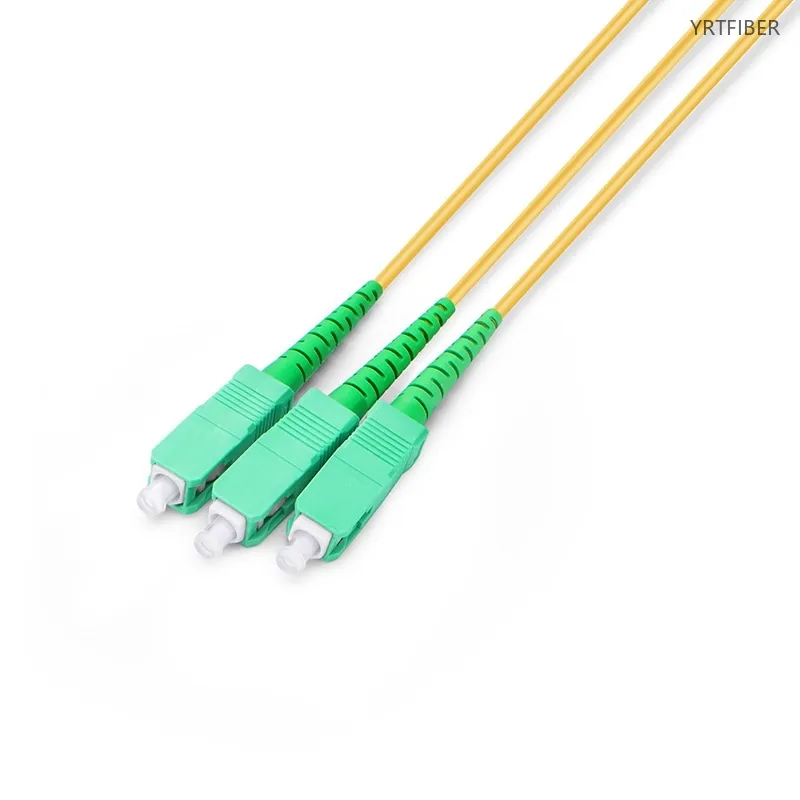 1×2 PLC Fiber Splitter – ABS Module with SC/APC Connectors, Singlemode, 2.0mm Pigtails