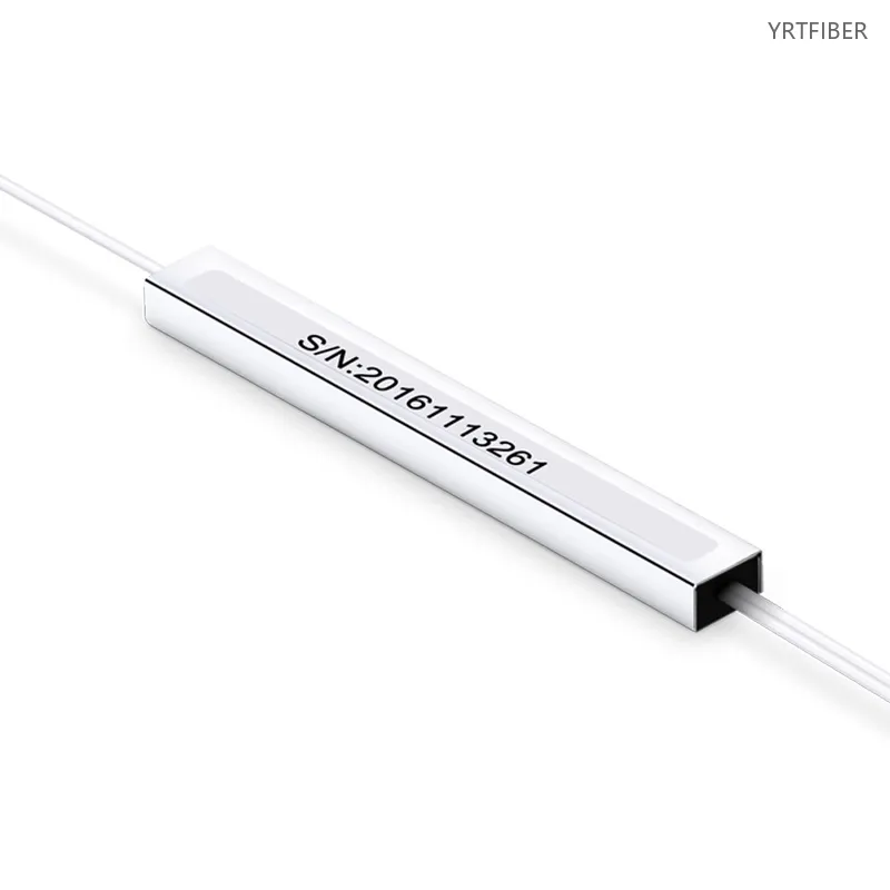 1x2 PLC Micro Beam Splitter – Steel Tube, Telecom Grade, SC/UPC Connectors