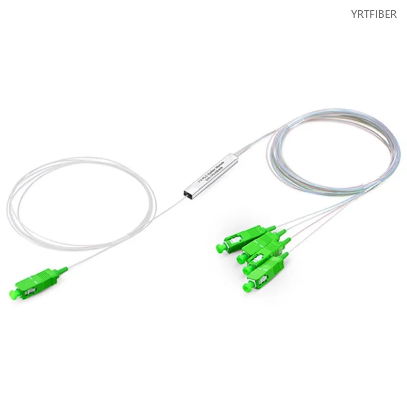 1x4 PLC Fiber Optic Splitter ,Mini Module Splitters– Single-mode G652D/G657A