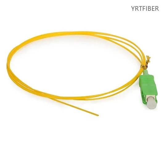 OS2 Single-Core Singlemode Fiber Optic Pigtail – LC/SC/ST/FC Connectors, 9/125µm