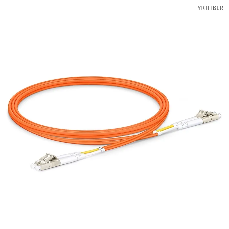 OM2 Simplex/Duplex Multimode Fiber Patch Cord – 50/125µm, 1G/10G, LC/SC/FC/ST