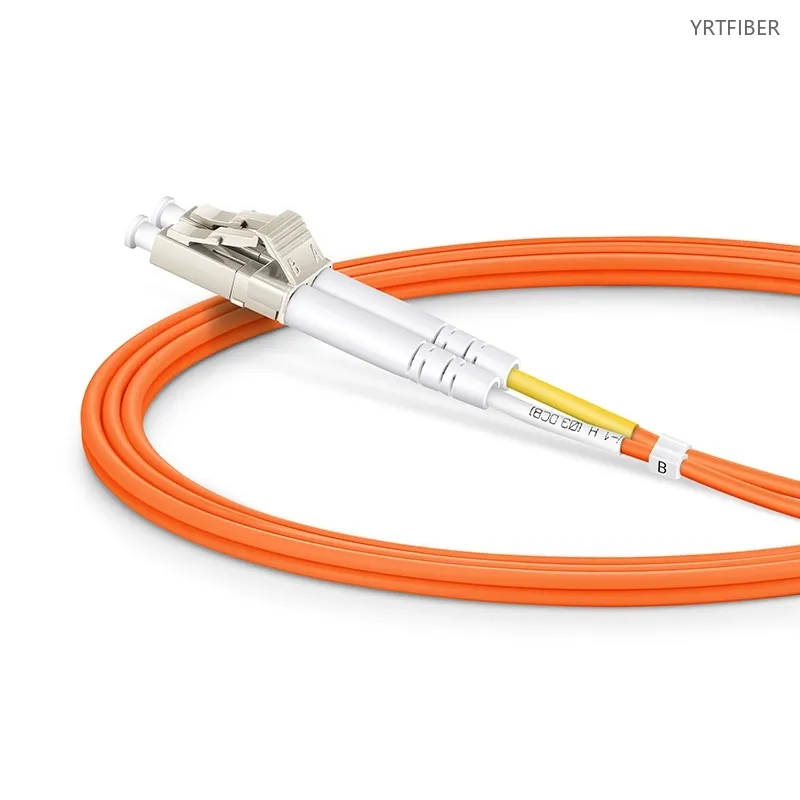 OM2 Simplex/Duplex Multimode Fiber Patch Cord – 50/125µm, 1G/10G, LC/SC/FC/ST