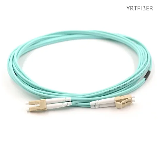 OM3 Simplex/Duplex Multimode Fiber Patch Cord – 50/125µm, 850nm VCSEL, LC/SC/FC/ST/MPO/MTP