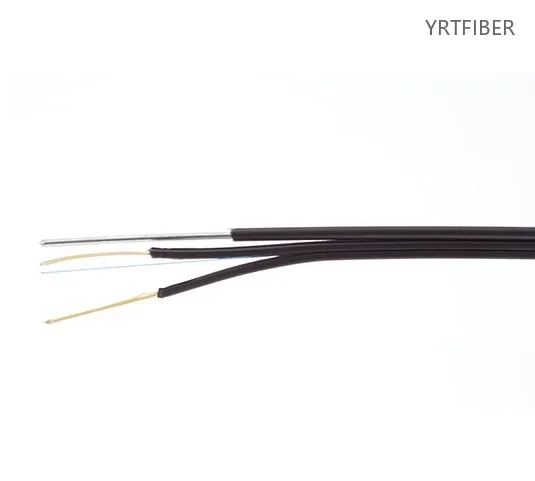 GJYXCH Self-Supporting FTTH Drop Cable – Steel Wire Strength Member, 1/2/4 Core, G652D/G657A