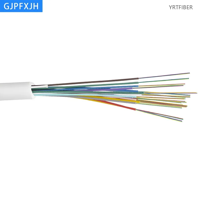 GJPFXJH Flame-Retardant Indoor Riser Fiber Optic Cable – Tight-Buffered, LSZH Sheath