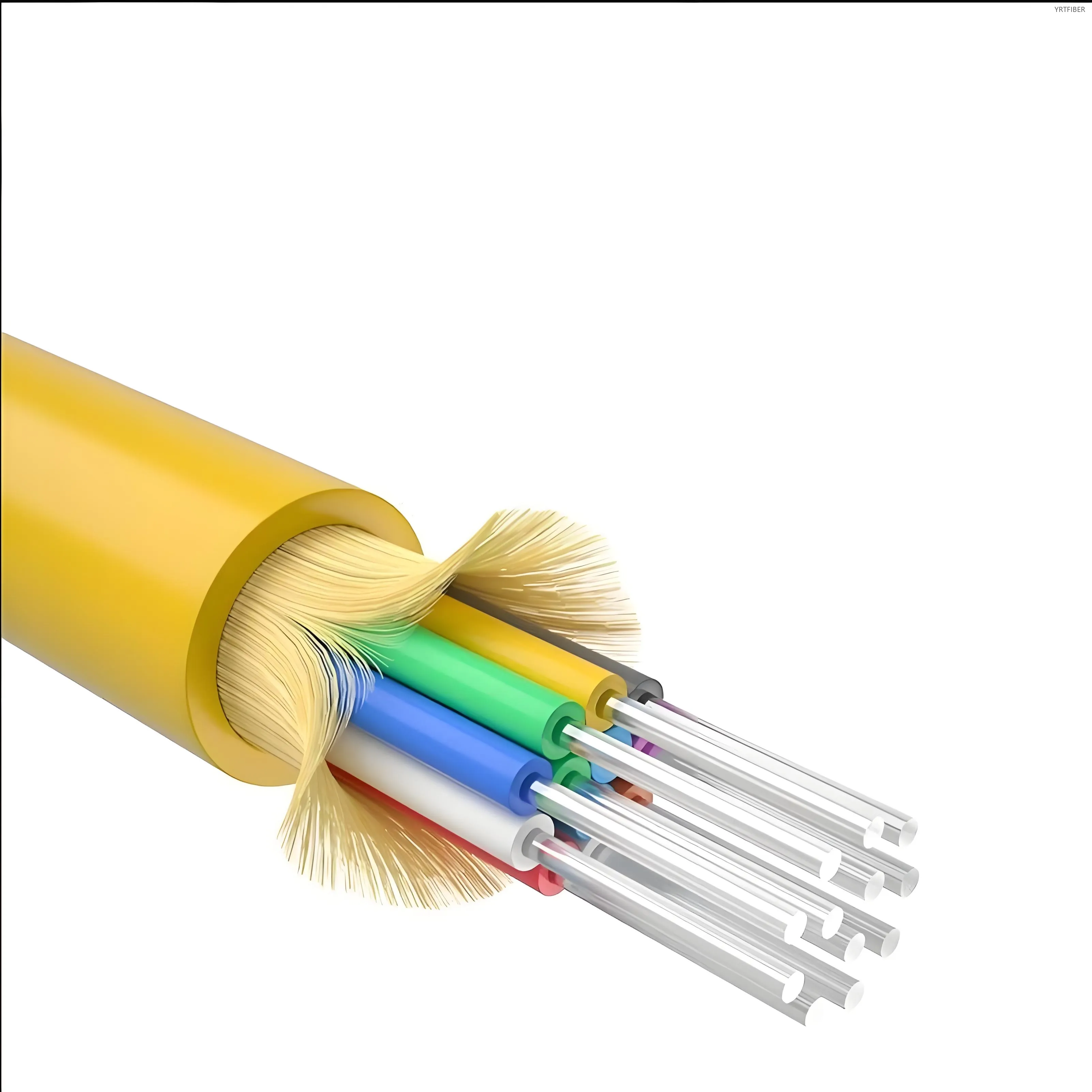 GJPFXJH Flame-Retardant Indoor Riser Fiber Optic Cable – Tight-Buffered, LSZH Sheath