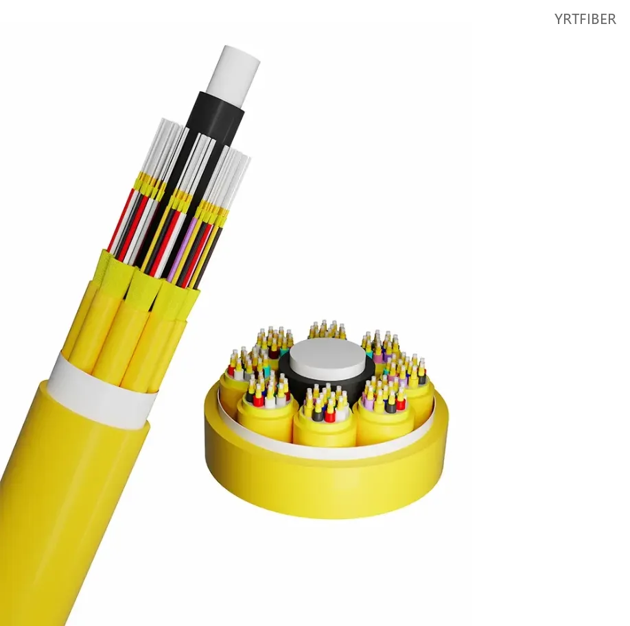 GJPFXJH Flame-Retardant Indoor Riser Fiber Optic Cable – Tight-Buffered, LSZH Sheath
