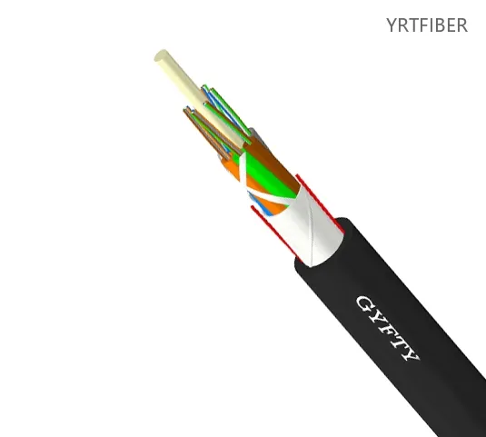 GYFTY Non-Metallic Non-Armored Fiber Optic Cable – Aramid Yarn, FRP Central Member