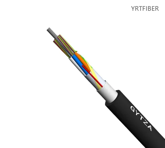 GYTZA Outdoor Flame-Retardant Stranded Loose Tube Fiber Optic Cable – G.652D/G.655