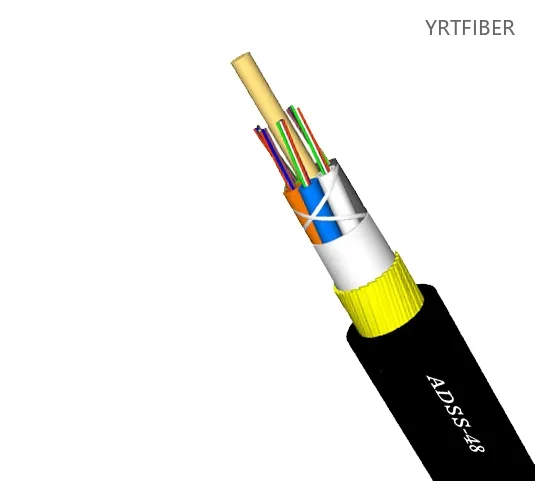 ADSS-S Single Jacket All-Dielectric Self-Supporting Aerial Fiber Optic Cable