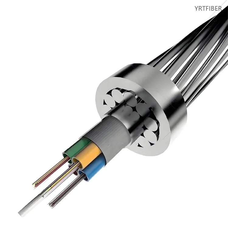OPGW Fiber Cable with Aluminum PBT Tube for Transmission Lines