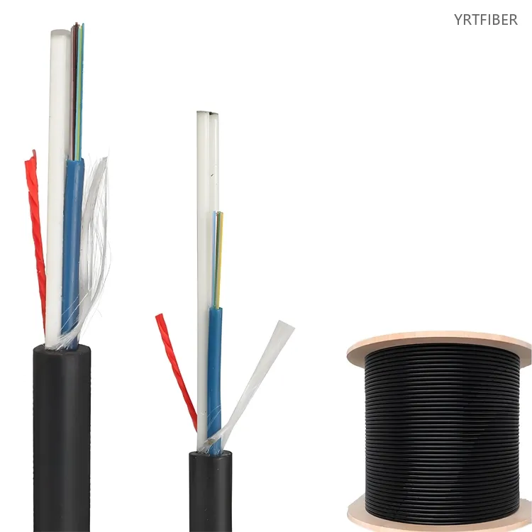 ASU80 Mini ADSS Aerial Self-Supporting Fiber Optic Cable – All-Dielectric, HDPE Sheath