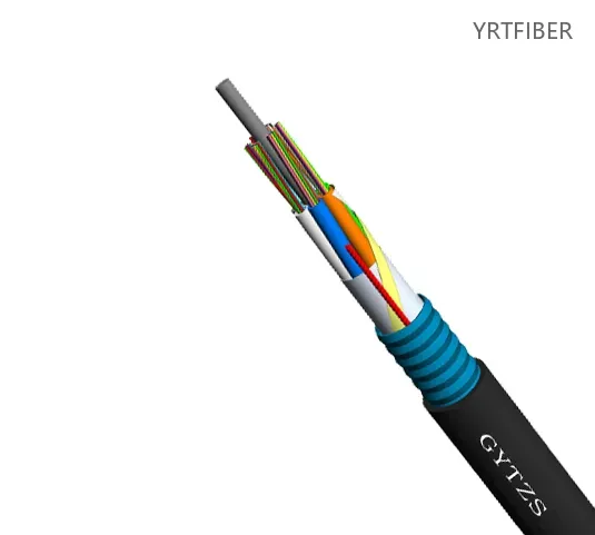 GYTZS Outdoor Flame-Retardant Armored Fiber Optic Cable – Steel Tape Armor, LSZH