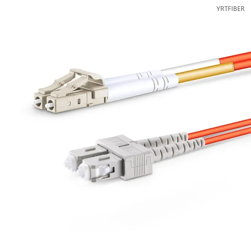 OM2 Simplex/Duplex Multimode Fiber Patch Cord – 50/125µm, 1G/10G, LC/SC/FC/ST