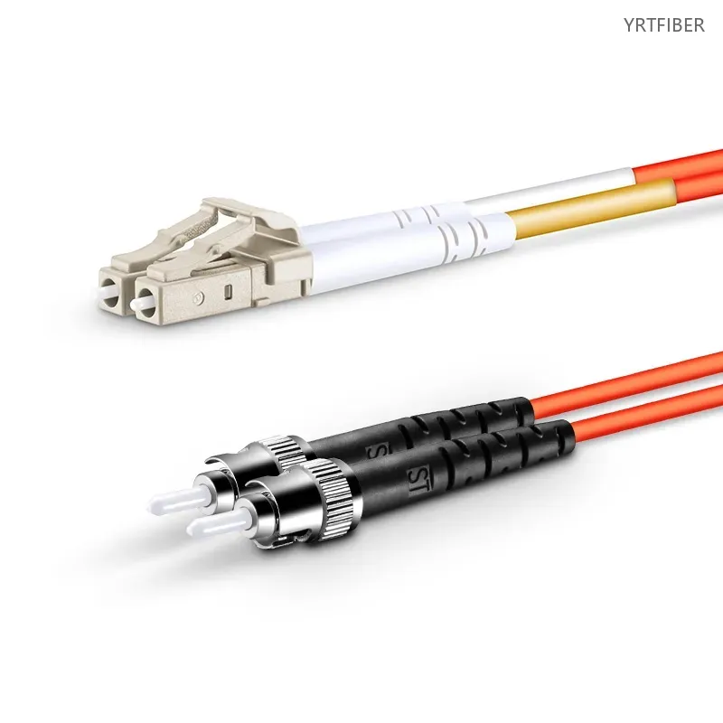 OM2 Simplex/Duplex Multimode Fiber Patch Cord – 50/125µm, 1G/10G, LC/SC/FC/ST