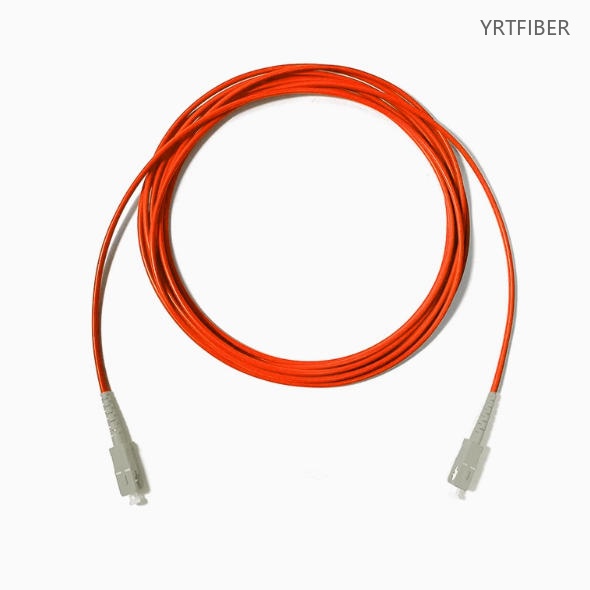 OM2 Simplex/Duplex Multimode Fiber Patch Cord – 50/125µm, 1G/10G, LC/SC/FC/ST