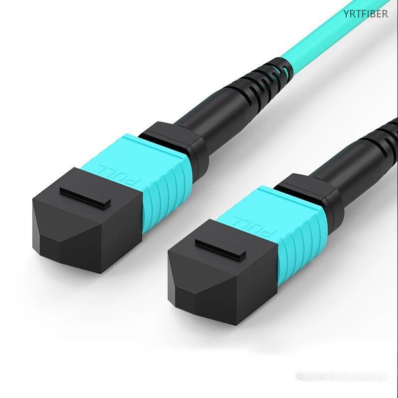 MPO-MPO Multimode Fiber Patch Cord – 8/12/16/24 Core, 40G/100G/200G/400G