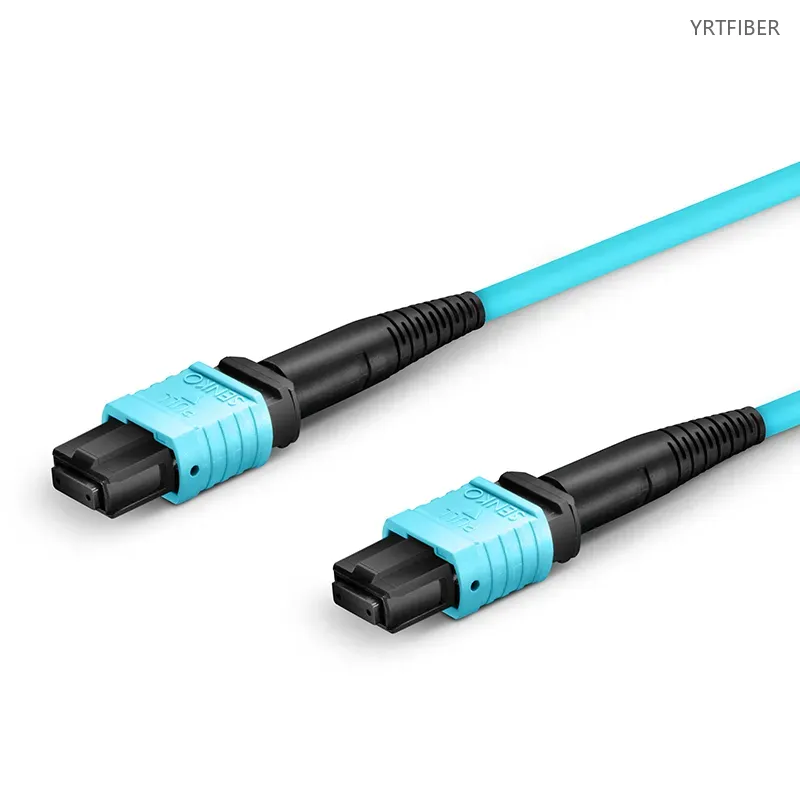 MPO-MPO Multimode Fiber Patch Cord – 8/12/16/24 Core, 40G/100G/200G/400G