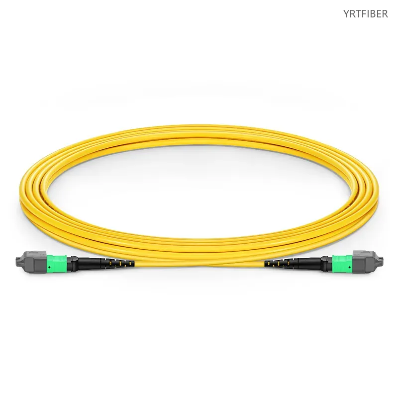 MTP to MTP High-Density Fiber Patch Cord – 8/12/24 Fibers, Multimode & Singlemode, OFNP