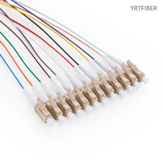 Multimode Dual-core Fiber Optic Pigtail with LSZH Jacket for Transceivers