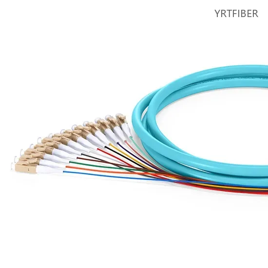 Multimode Dual-core Fiber Optic Pigtail with LSZH Jacket for Transceivers