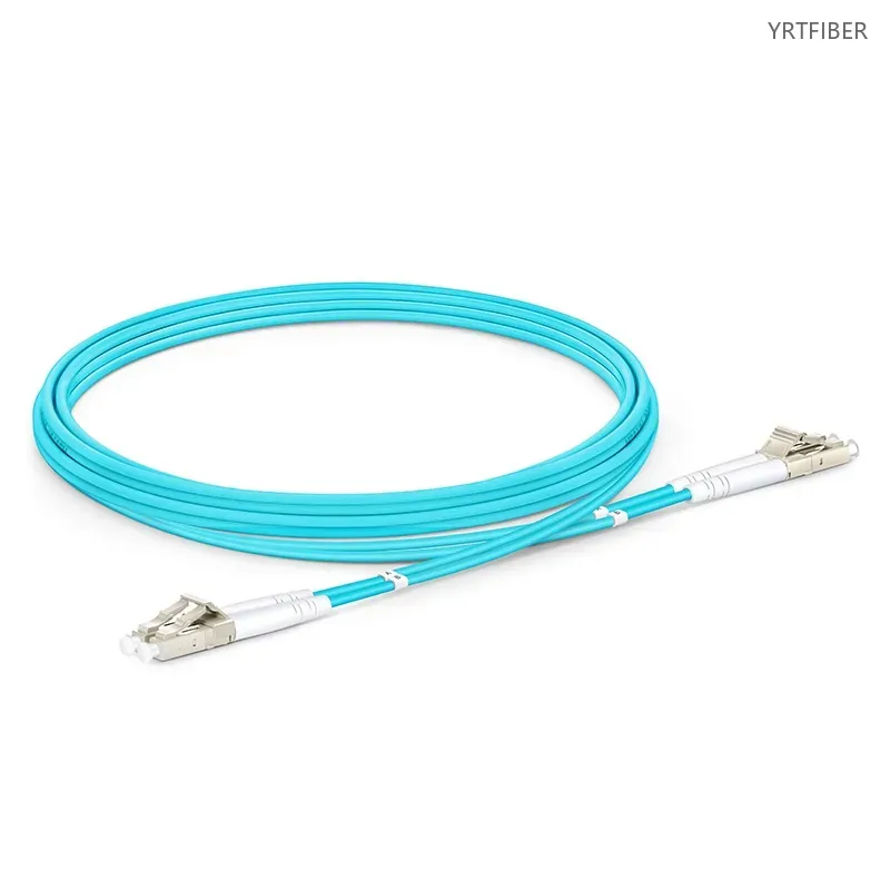 OM3/OM4 Indoor Armored Multimode Fiber Patch Cords with SC/LC/FC/ST Connectors
