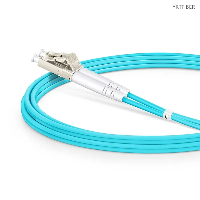 OM3/OM4 Indoor Armored Multimode Fiber Patch Cords with SC/LC/FC/ST Connectors