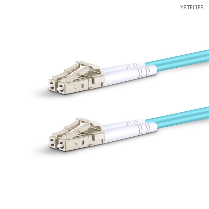 OM3/OM4 Indoor Armored Multimode Fiber Patch Cords with SC/LC/FC/ST Connectors