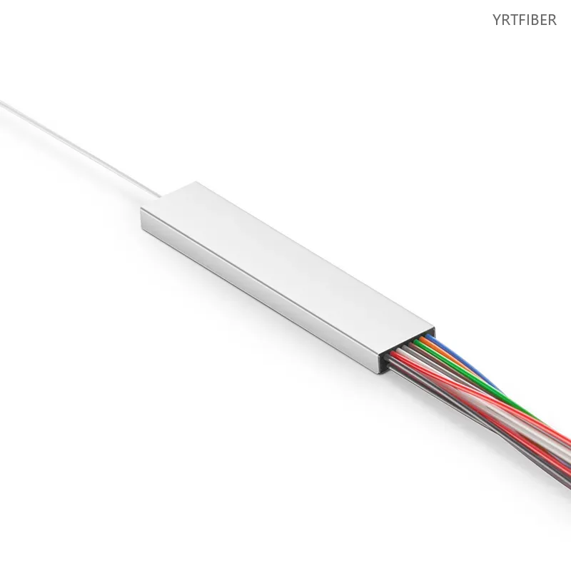 1x16 PLC Mini Fiber Optic Splitter – Steel Tube Design for Efficient Signal Distribution