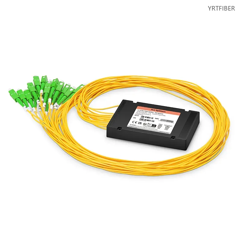 1x16 PLC Fiber Splitter in ABS Enclosure with SC/APC Connectors – Singlemode G652D/G657A