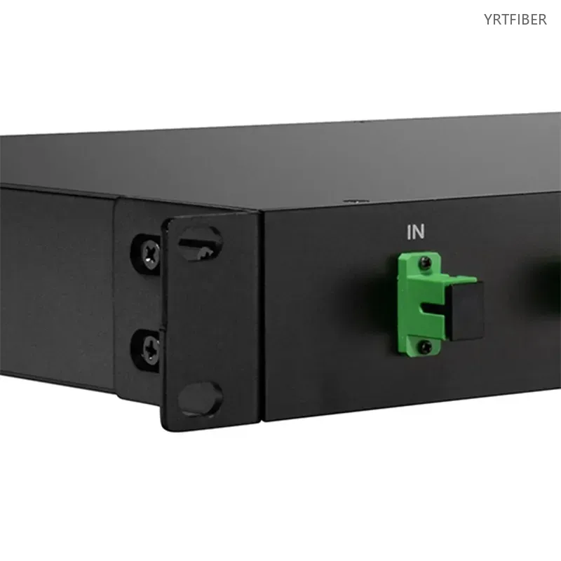 1x16 PLC Rack Mount Fiber Splitter – 1U 19" LGX, Singlemode G652D/G657A, Customizable