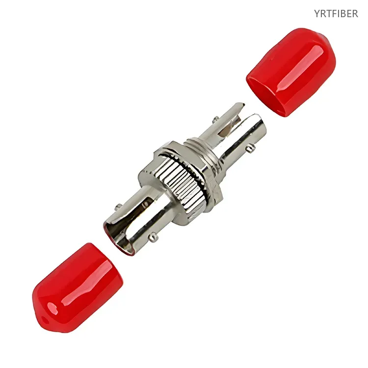ST Flange Fiber Optic Adapter – Rugged Bayonet-Style Coupler for Singlemode & Multimode Networks