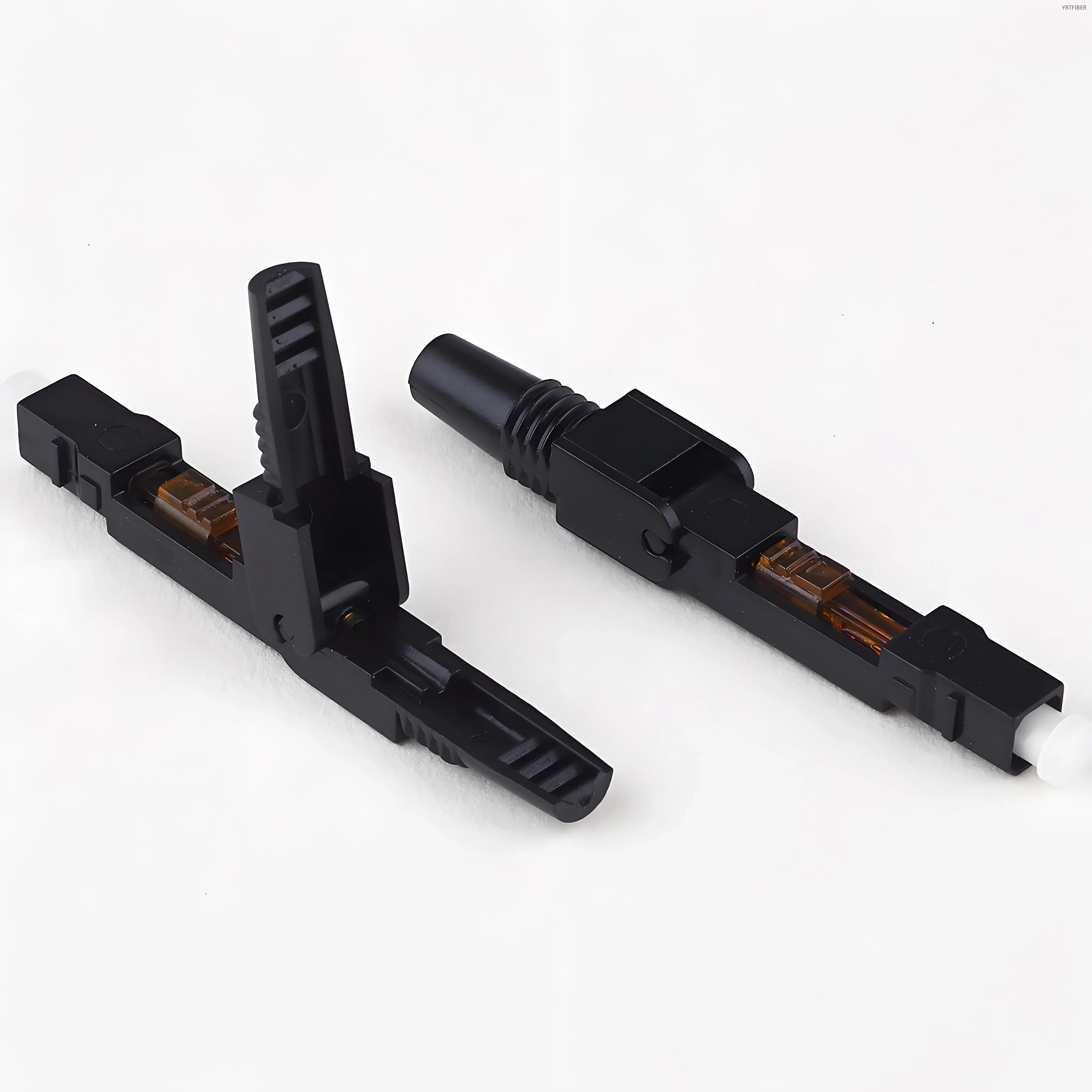 SC/APC Fiber Fast Connector | No Fusion Splicing, Tool-Free Termination