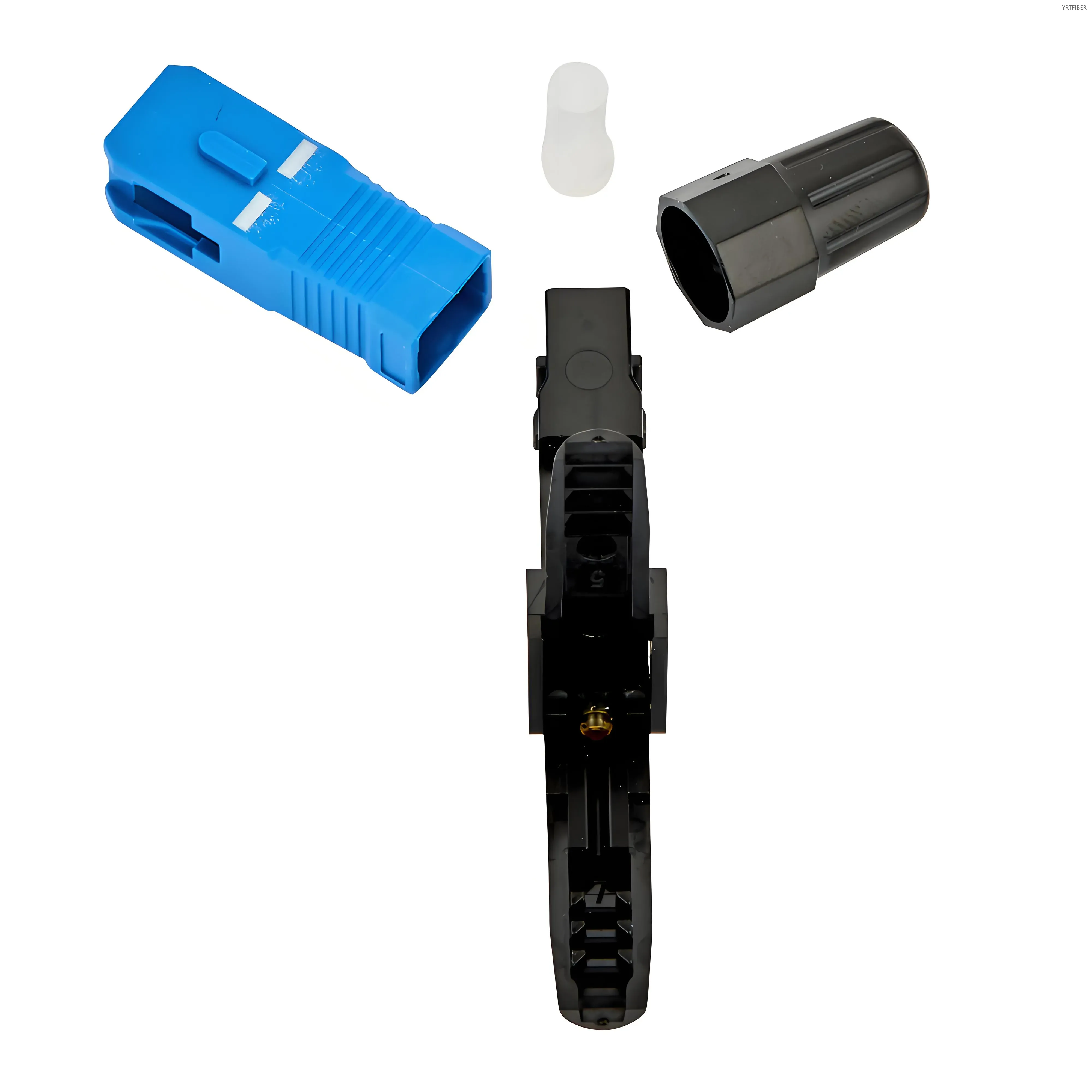 SC/UPC Fiber Fast Connector – Terminate Field Fiber in Minutes, No Fusion Splicing Required