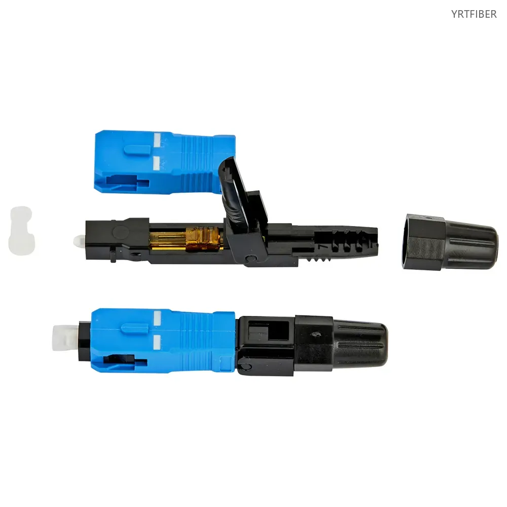 SC/UPC Fiber Fast Connector – Terminate Field Fiber in Minutes, No Fusion Splicing Required