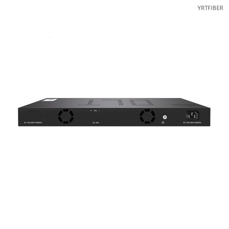 4-Port GPON OLT 1U – Supports 512 ONUs with 4×10G SFP+ Uplinks for FTTH Networks