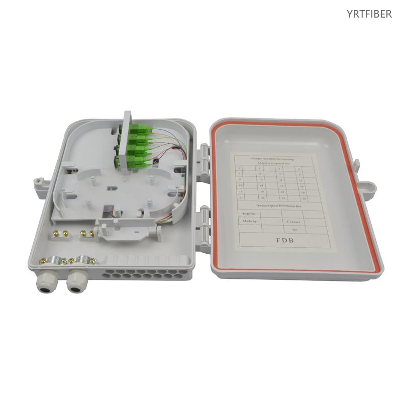 16-Port Outdoor Fiber Termination Box – IP65 Waterproof Enclosure for FTTH Distribution