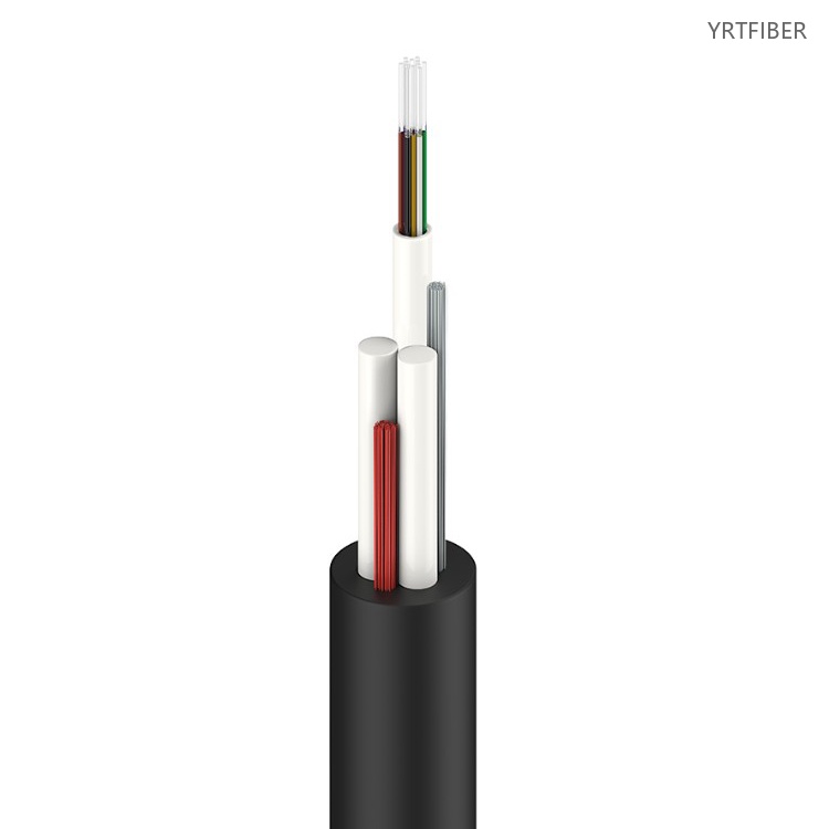 ASU80 Mini ADSS Aerial Self-Supporting Fiber Optic Cable – All-Dielectric, HDPE Sheath