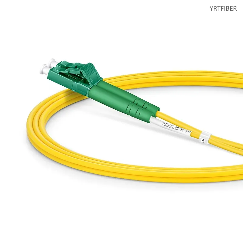 LC-LC APC Simplex/Duplex Single Mode (OS2) Fiber Patch Cord – G.657.A1, 2.0mm, Riser (OFNR)