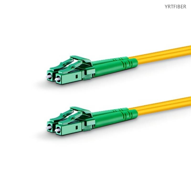 LC-LC APC Simplex/Duplex Single Mode (OS2) Fiber Patch Cord – G.657.A1, 2.0mm, Riser (OFNR)