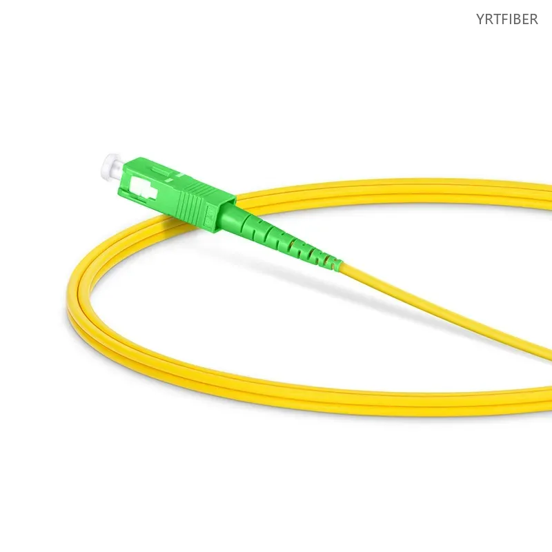 SC-SC APC Simplex/Duplex Single Mode (OS2) Fiber Patch Cord – G.657.A1, 2.0mm, Riser (OFNR)