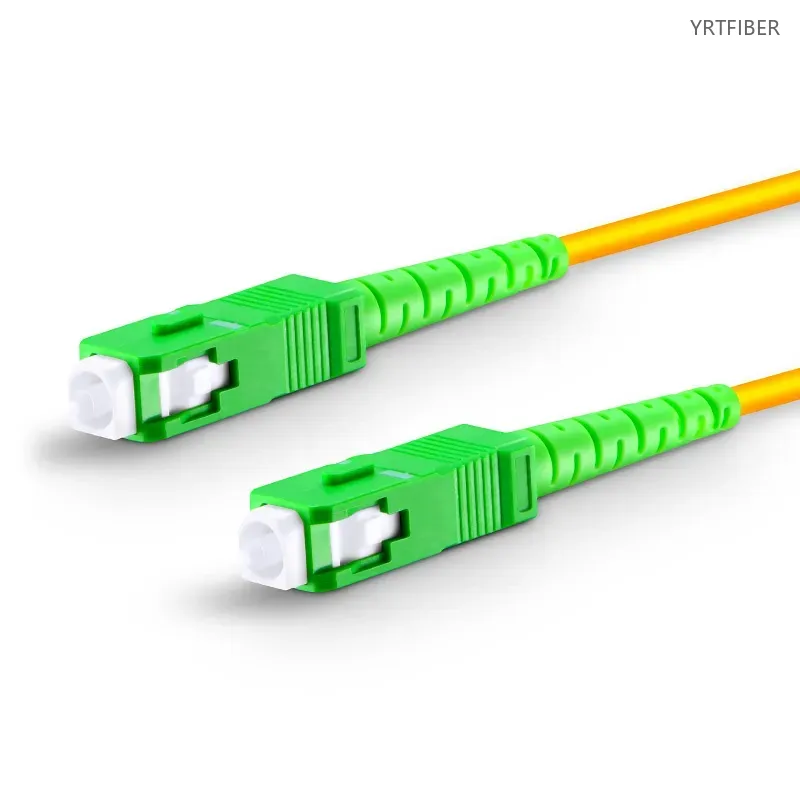 SC-SC APC Simplex/Duplex Single Mode (OS2) Fiber Patch Cord – G.657.A1, 2.0mm, Riser (OFNR)