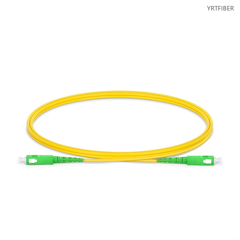 SC-SC APC Simplex/Duplex Single Mode (OS2) Fiber Patch Cord – G.657.A1, 2.0mm, Riser (OFNR)