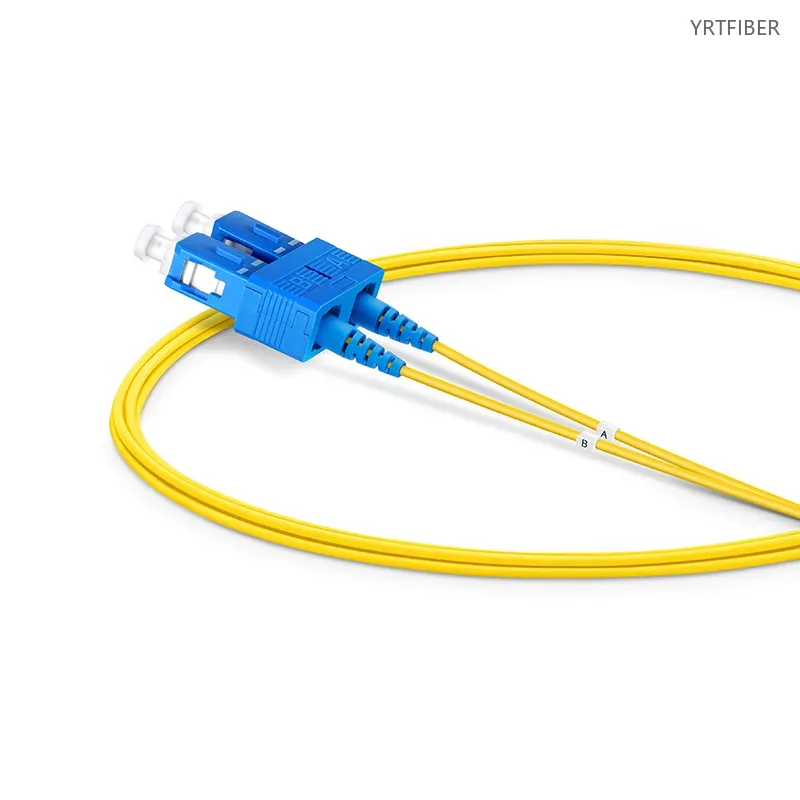 SC-SC UPC OS2 Fiber Patch Cord | Simplex & Duplex Riser (OFNR) Jumper