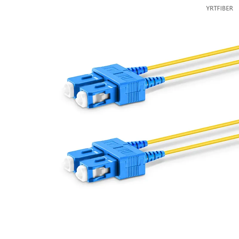 SC-SC UPC OS2 Fiber Patch Cord | Simplex & Duplex Riser (OFNR) Jumper