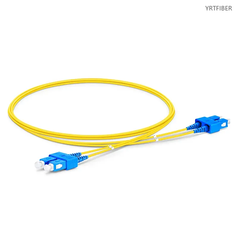 SC-SC UPC OS2 Fiber Patch Cord | Simplex & Duplex Riser (OFNR) Jumper