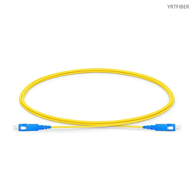 SC-SC UPC OS2 Fiber Patch Cord | Simplex & Duplex Riser (OFNR) Jumper